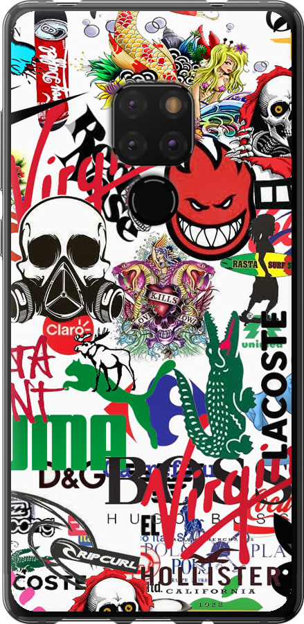 Many different logos
