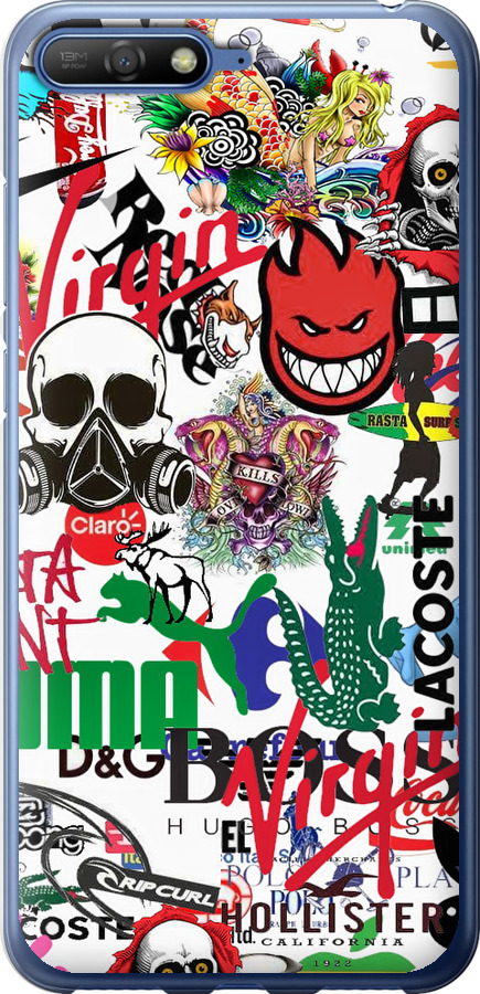Many different logos