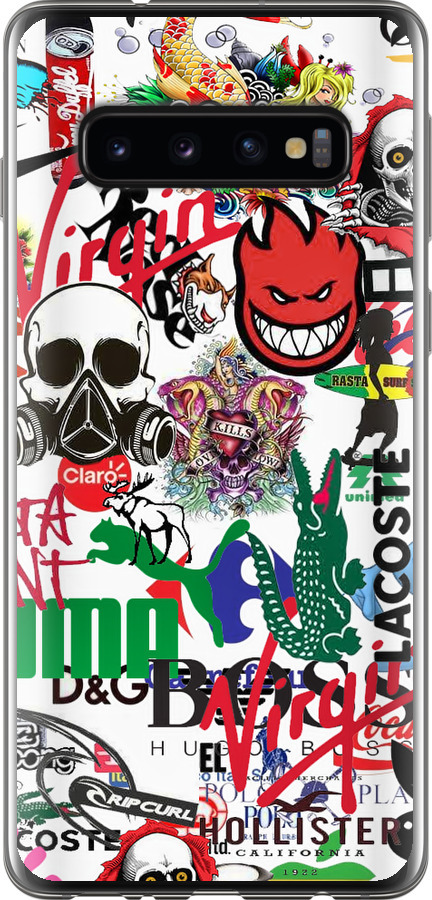 Many different logos