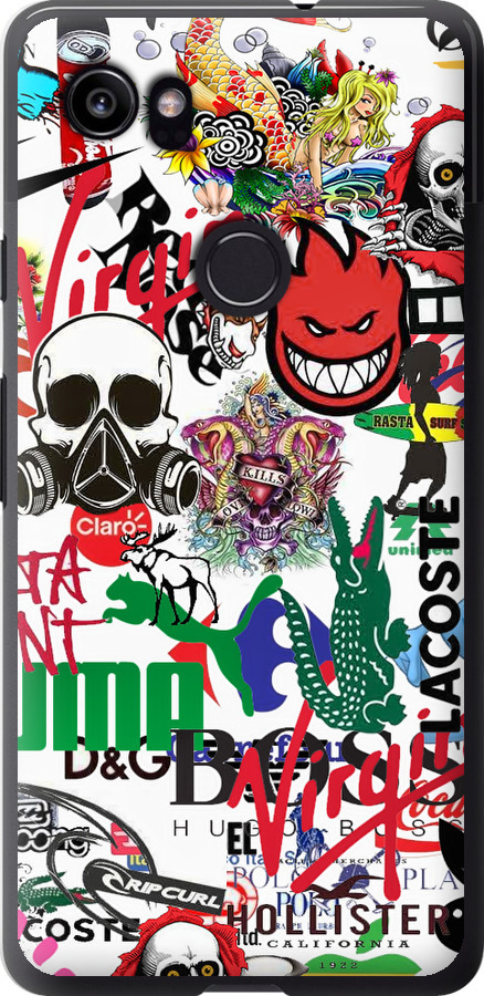Many different logos
