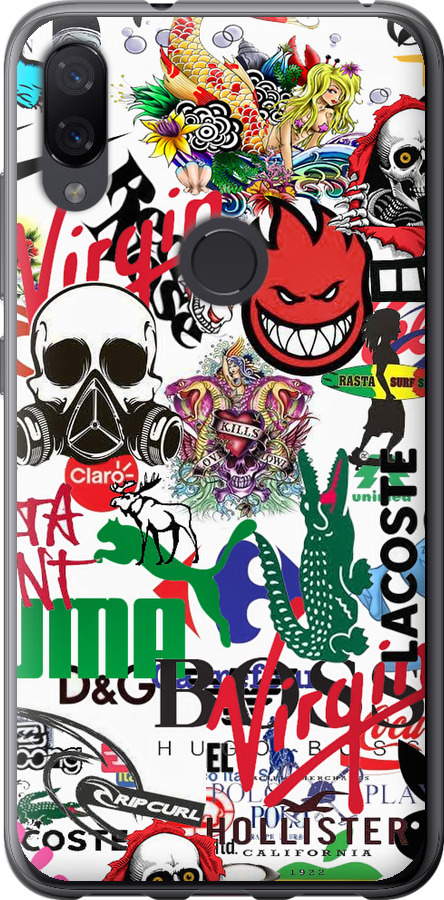 Many different logos