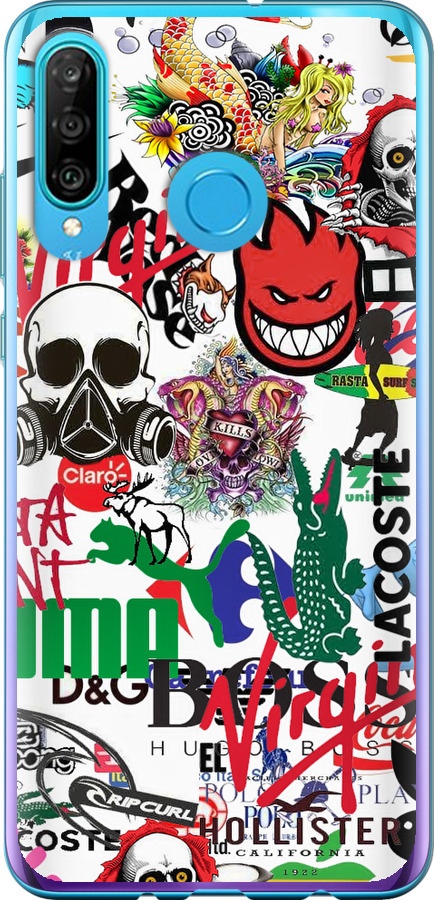 Many different logos