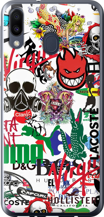 Many different logos