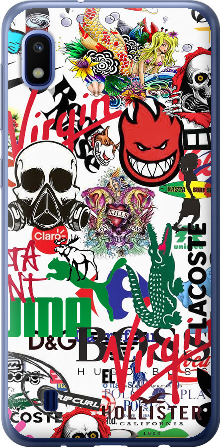 Many different logos