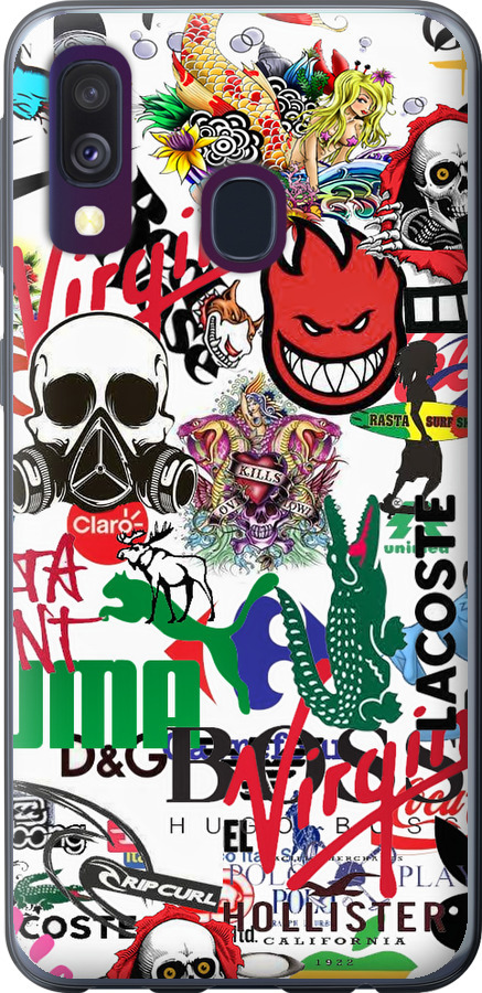 Many different logos