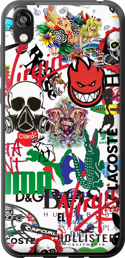 Many different logos