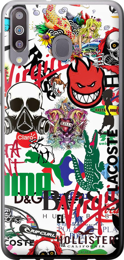 Many different logos