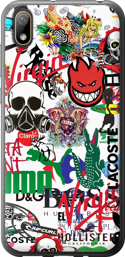 Many different logos