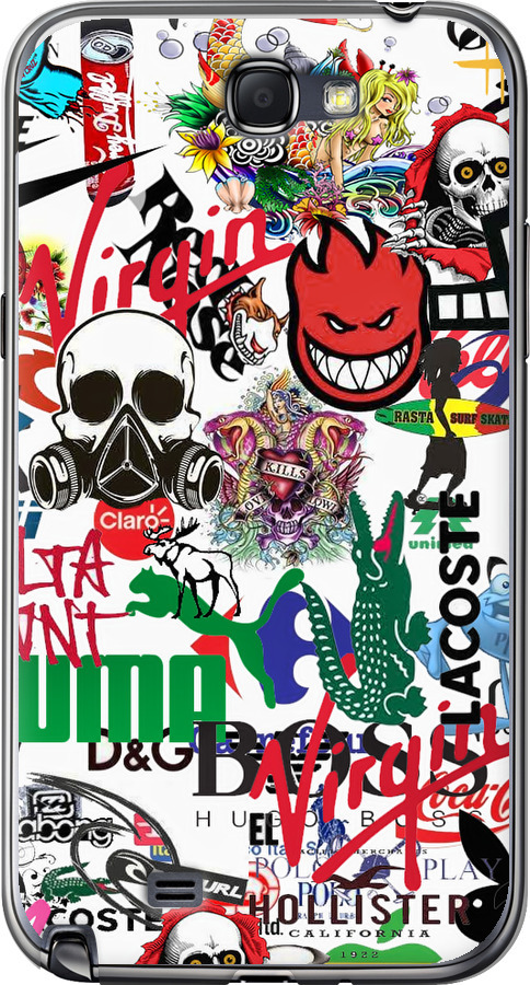 Many different logos