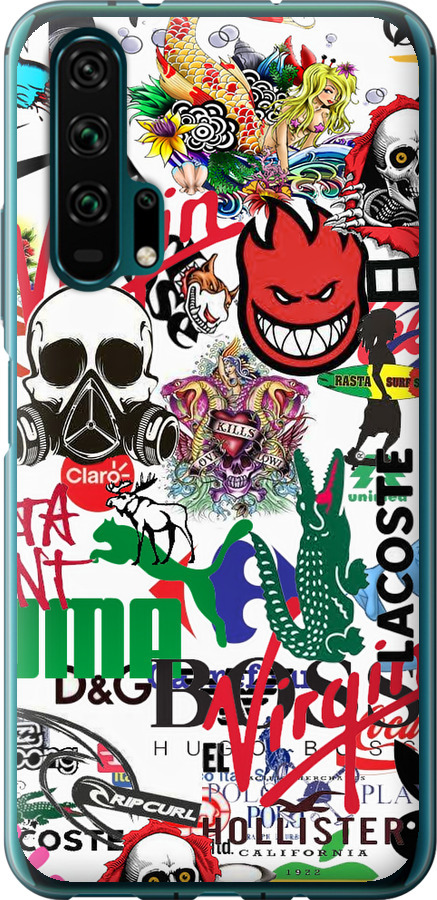Many different logos