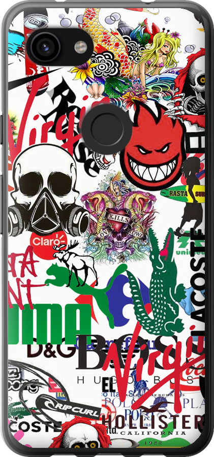 Many different logos