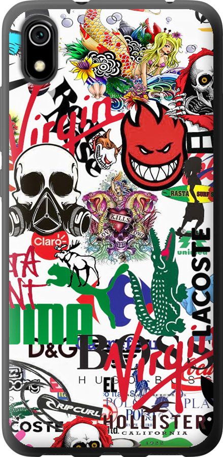 Many different logos