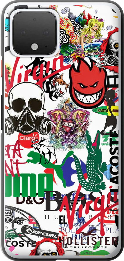 Many different logos