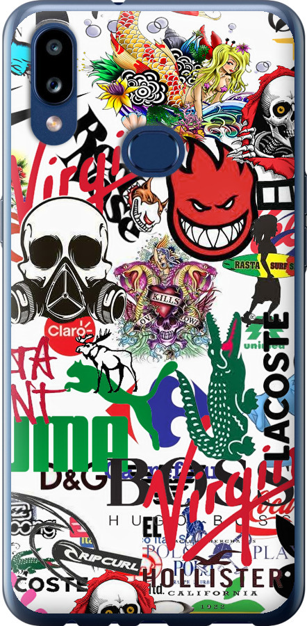 Many different logos