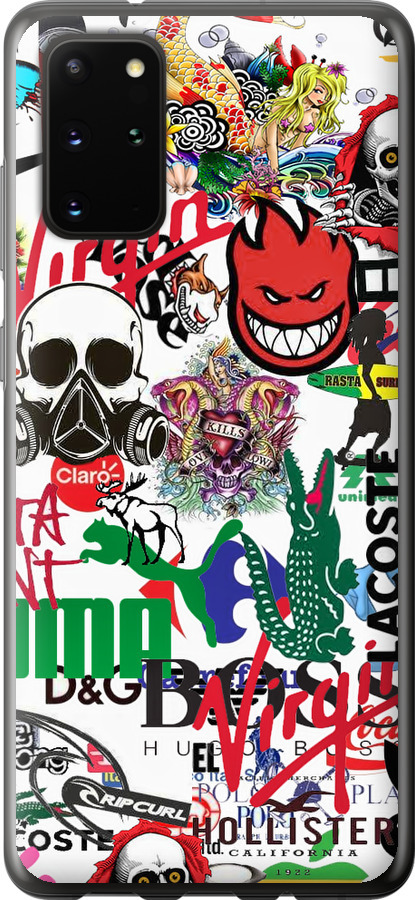 Many different logos