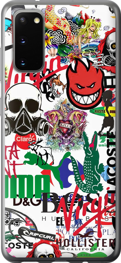 Many different logos