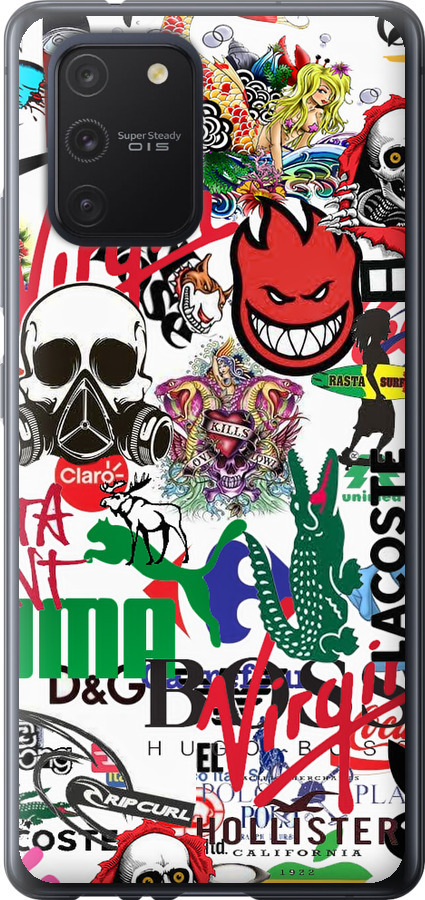 Many different logos