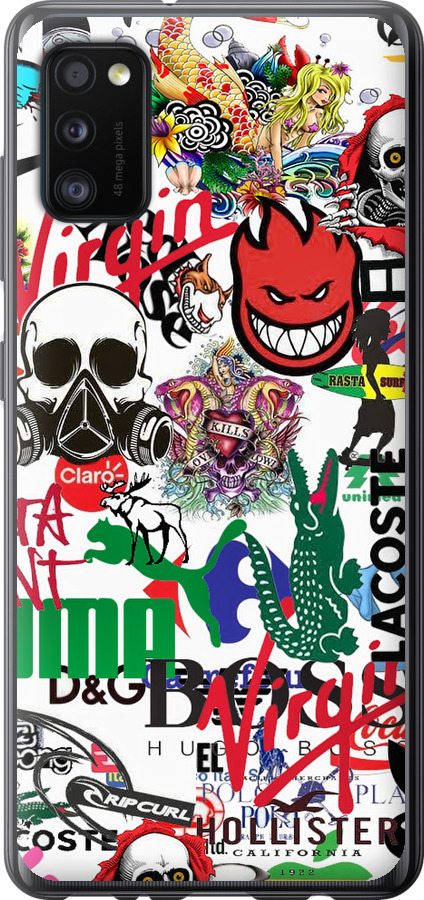 Many different logos