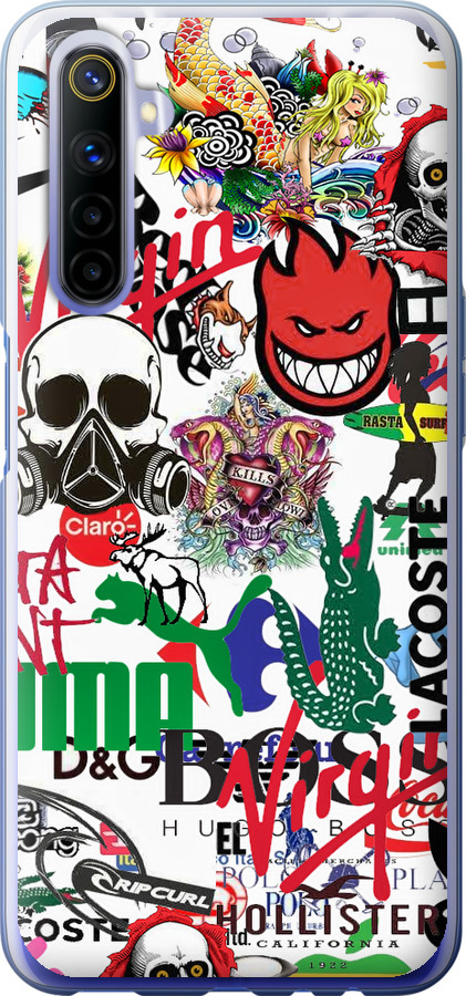 Many different logos