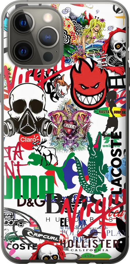 Many different logos