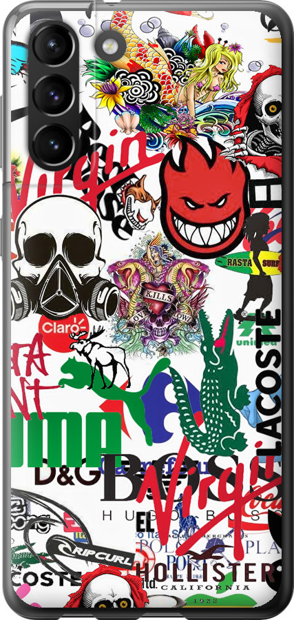 Many different logos