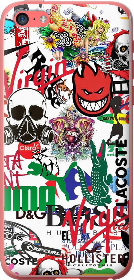 Many different logos