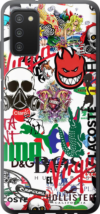 Many different logos