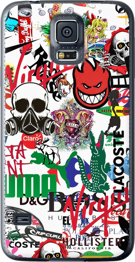 Many different logos