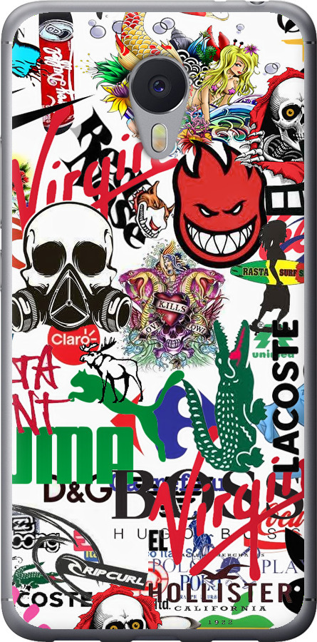 Many different logos
