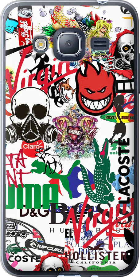 Many different logos