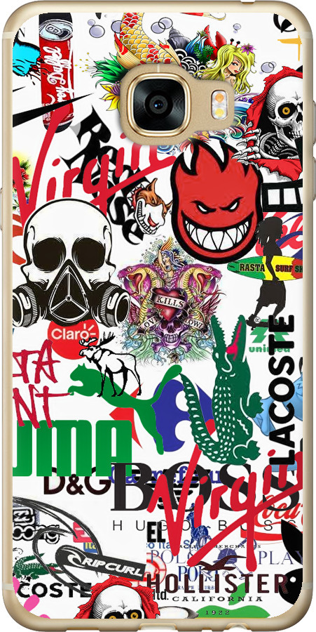 Many different logos