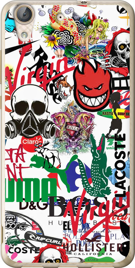 Many different logos