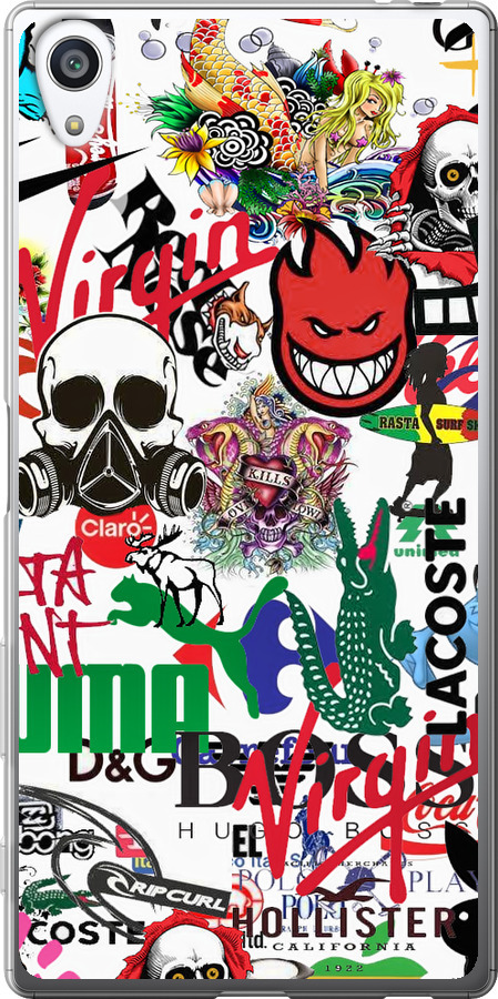 Many different logos