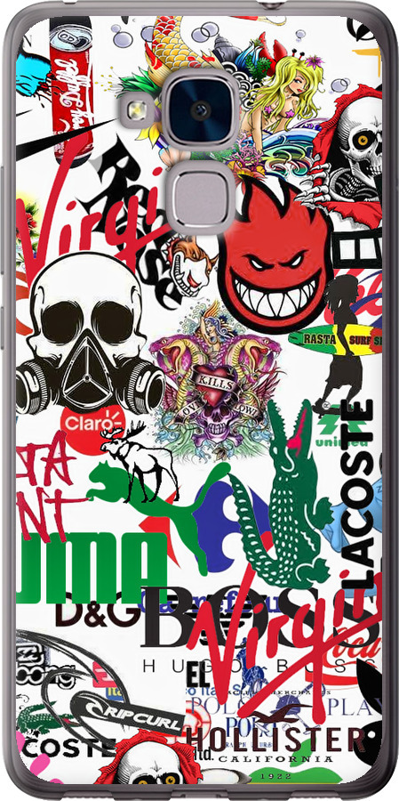 Many different logos