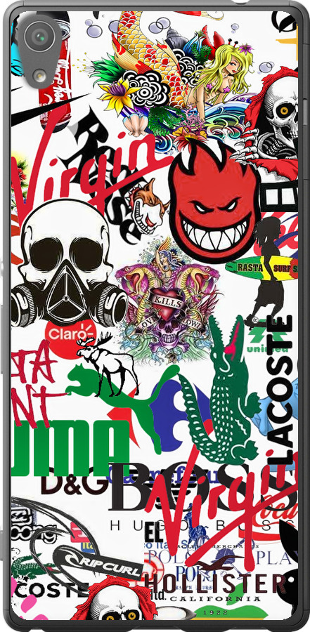 Many different logos