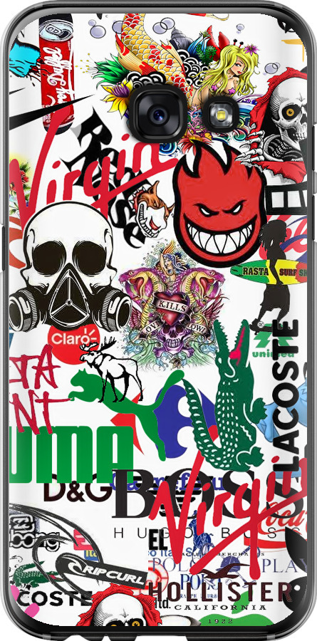 Many different logos