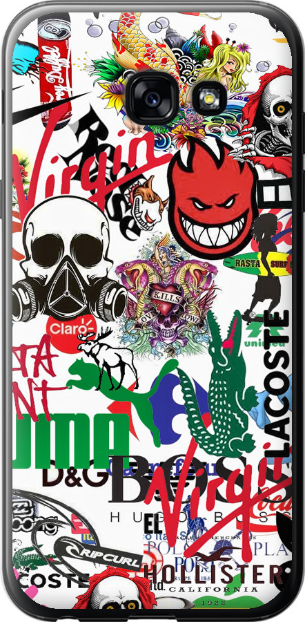 Many different logos