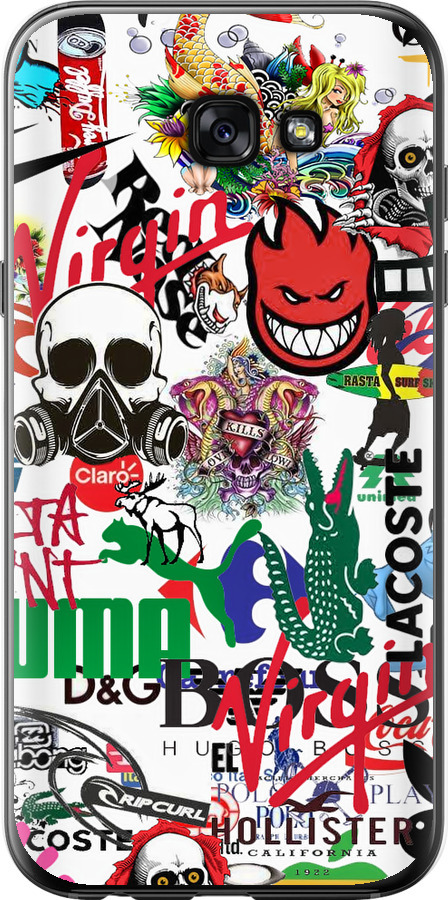 Many different logos