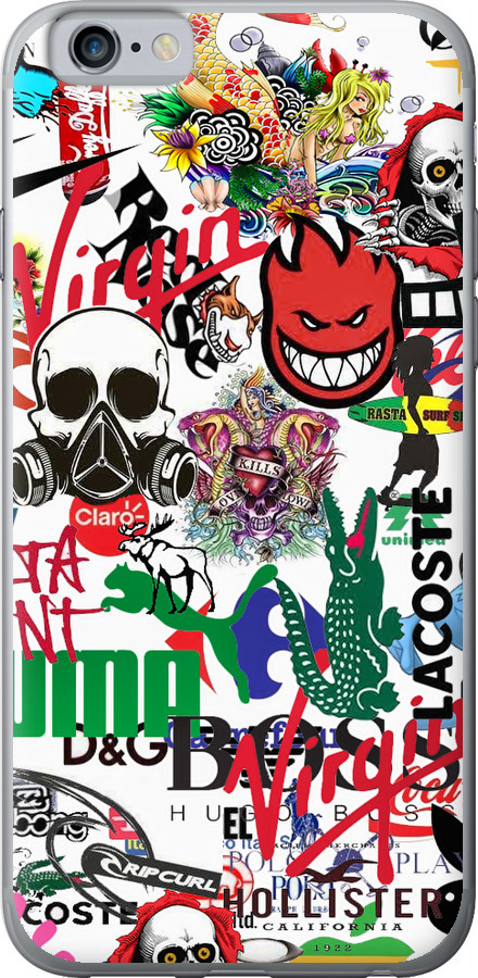 Many different logos
