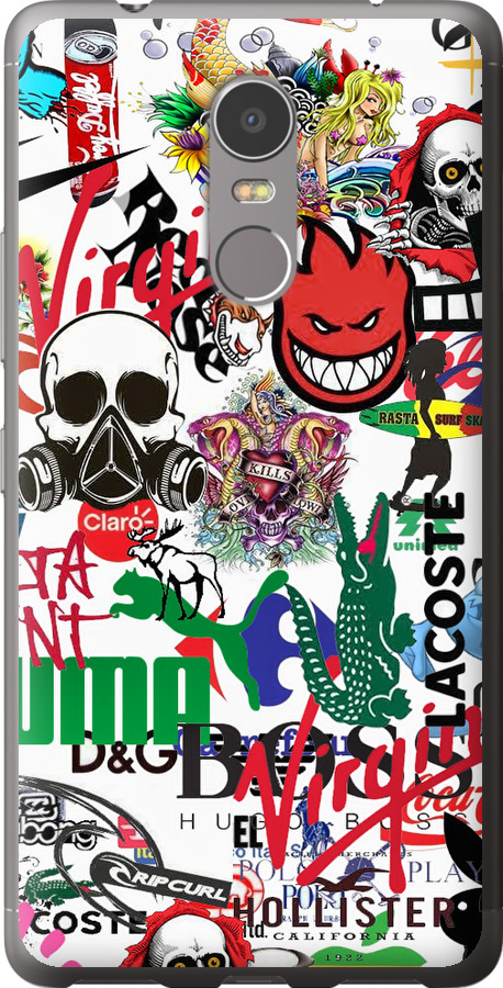 Many different logos