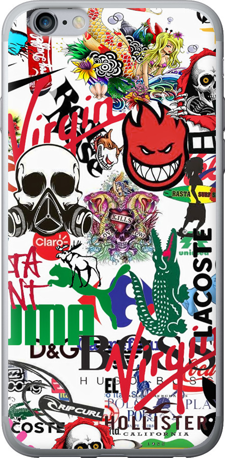 Many different logos