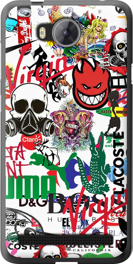 Many different logos