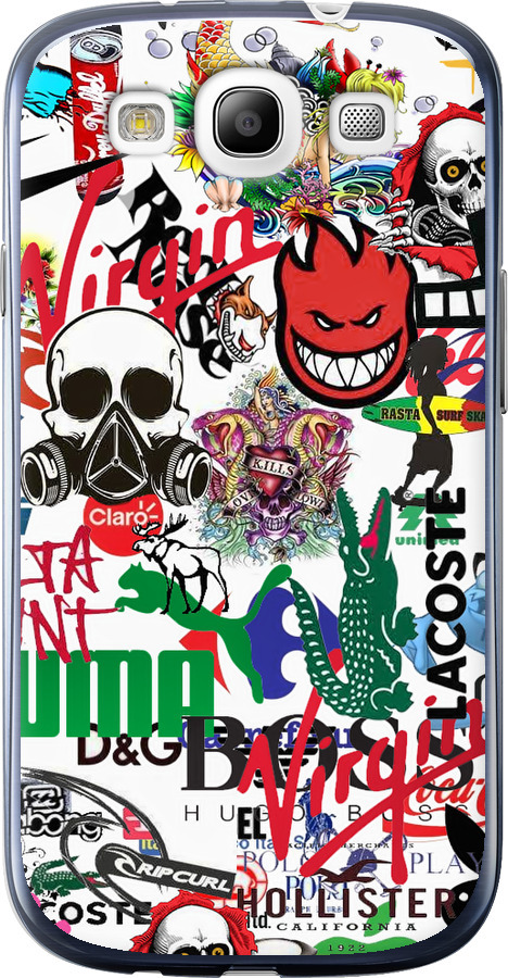 Many different logos
