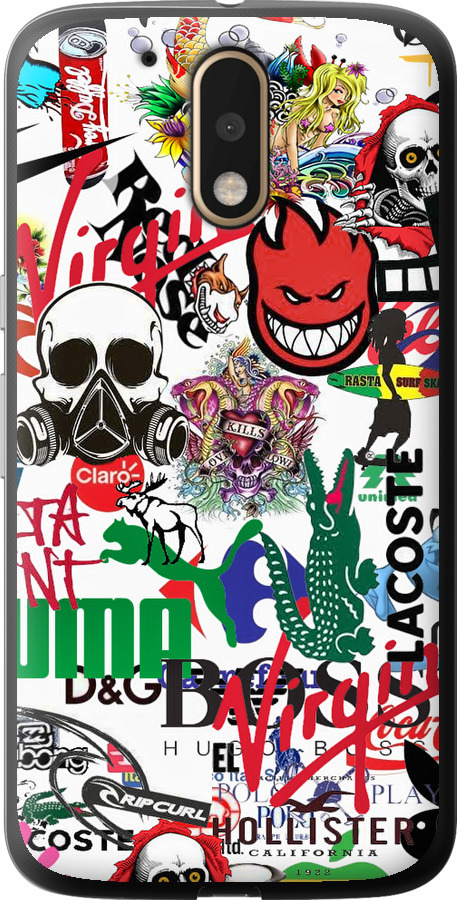 Many different logos