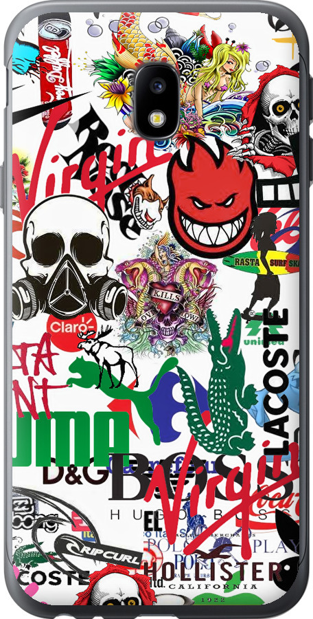 Many different logos