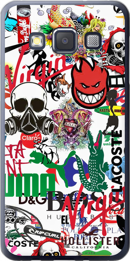Many different logos