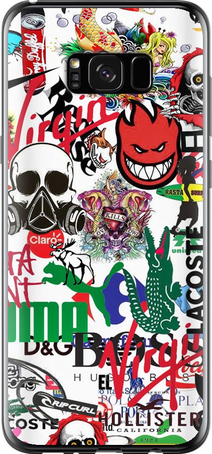 Many different logos