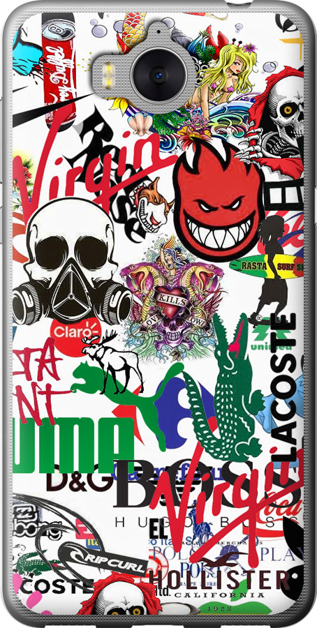 Many different logos