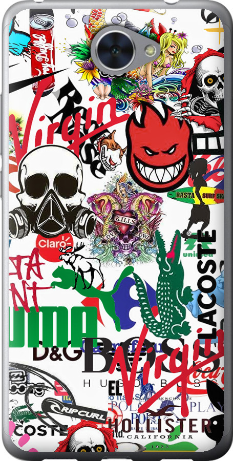 Many different logos