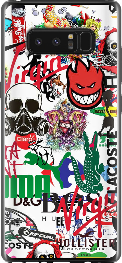 Many different logos